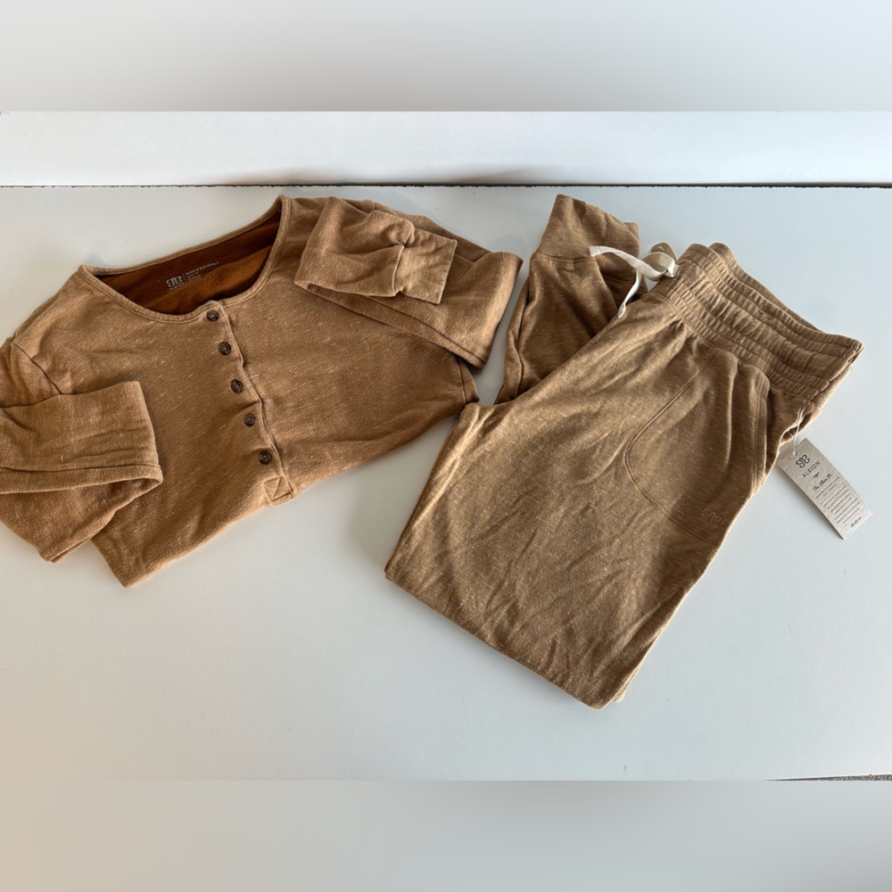 Albion Cabin Fever Jogger SET “Camel” Brown-Med
